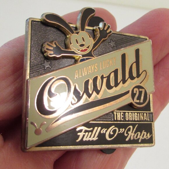Disney Pins Oswald Holding American Flag / Oswald "Full O Hops" - 2014 - Picture 4 of 12